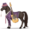 Кон за езда Кестеняв